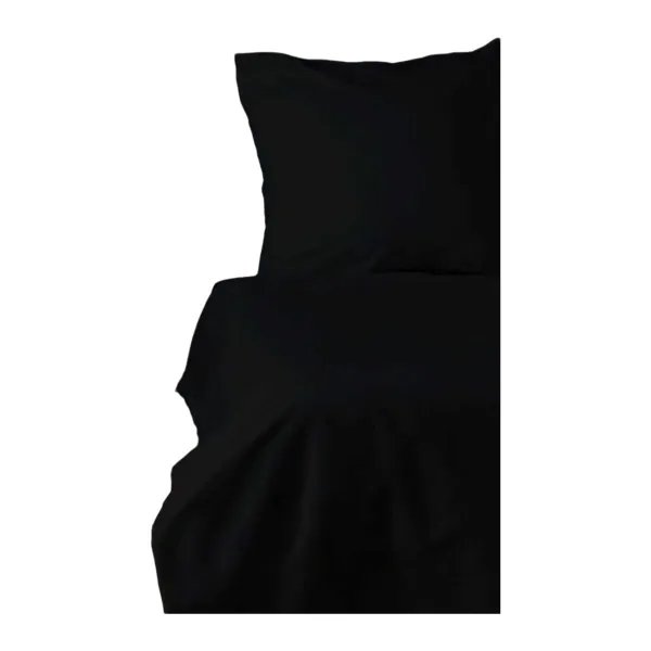 Duvet cover set Black Super king 3 Pieces