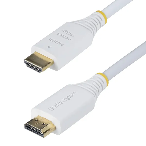 USB-kaabel Startech HDMI2-CABLE-4K60-10W Valge 3 m