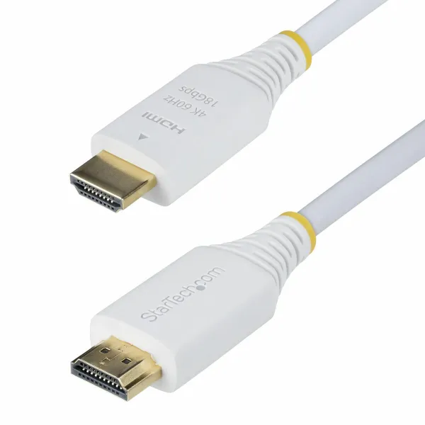 USB-kaabel Startech HDMI2-CABLE-4K60-10W Valge 3 m