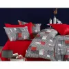 Duvet cover set Grey Super king 3 Pieces