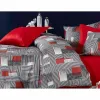 Duvet cover set Grey Super king 3 Pieces