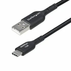 USB Kabelis Startech USB2AC2MNC Melns 2 m