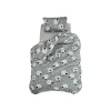 Duvet cover set Grey Super king 3 Pieces