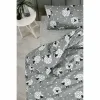Duvet cover set Grey Super king 3 Pieces