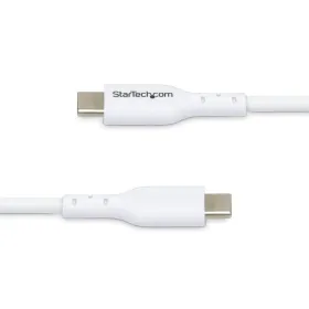 USB-C Kabelis Startech USB2CC1MNCWHE Balts 1 m