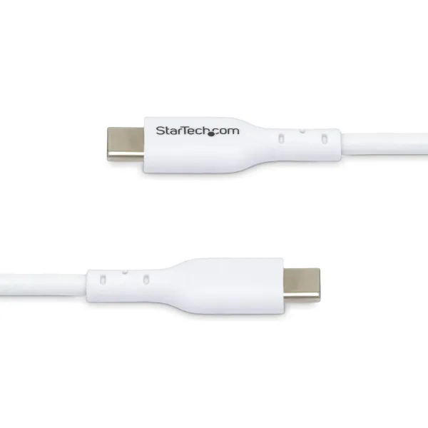 USB-C-kaabel Startech USB2CC1MNCWHE Valge 1 m