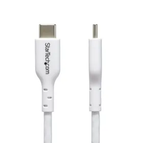 USB-C Kabelis Startech USB2CC1MNCWHE Balts 1 m