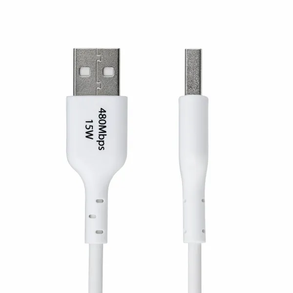 USB Cable Startech USB2AC1MNCWHE White 1 m