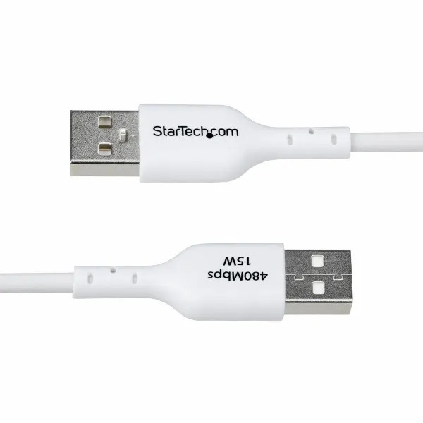 USB-Kaapeli Startech USB2AC1MNCWHE Valkoinen 1 m