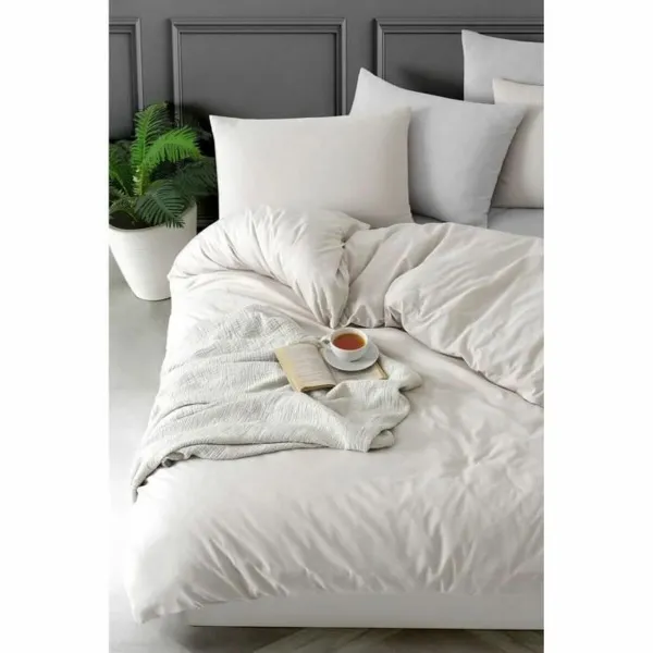 Pussilakanasetti Beige Sänky 200 3 Kappaletta