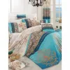 Duvet cover set Turquoise Super king 3 Pieces