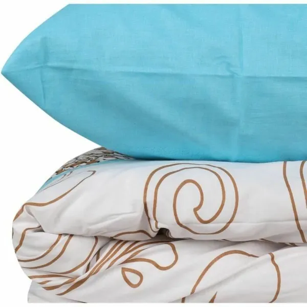 Duvet cover set Turquoise Super king 3 Pieces