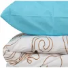 Duvet cover set Turquoise Super king 3 Pieces
