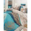 Duvet cover set Turquoise Super king 3 Pieces