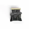 Duvet cover set Anthracite Super king 3 Pieces