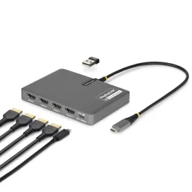 USB laidas Startech QUAD-USB-HDMI-ADAPT Pilka