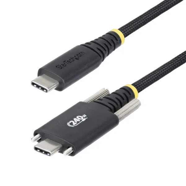 USB Cable Startech S2CEPR3M-USBSL-CABLE Black 3 m
