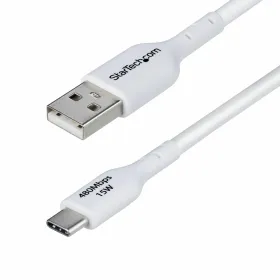 USB laidas Startech USB2AC3MNCWHE Balta 3 m