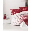 Duvet cover set Red Super king 3 Pieces