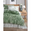 Duvet cover set Green Super king 3 Pieces