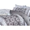 Duvet cover set Brown Super king 3 Pieces