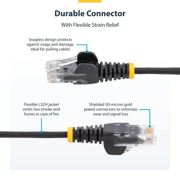 UTP Category 6 Rigid Network Cable Startech N6PAT250CMPLS Purple 2,5 m