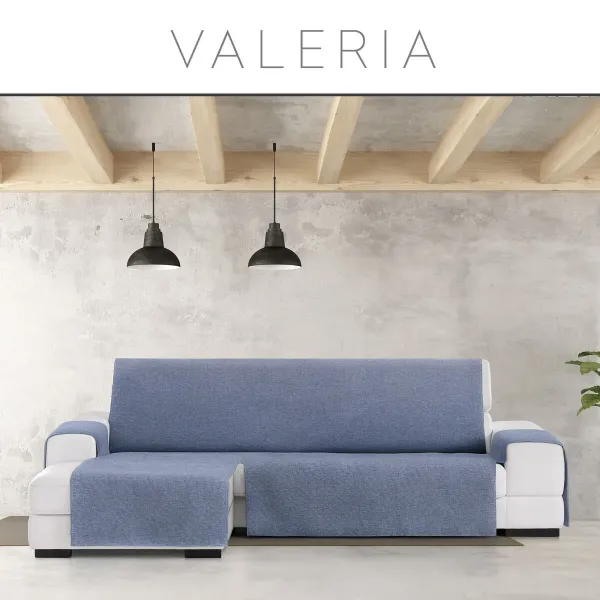 Sofa Cover Eysa VALERIA Blue 100 x 110 x 240 cm