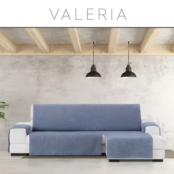 Sofa Cover Eysa VALERIA Blue 100 x 110 x 240 cm