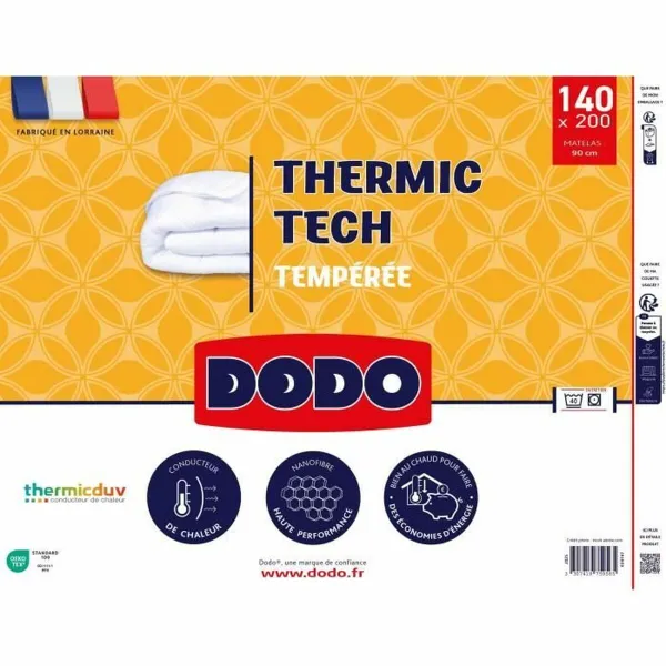 Peitto DODO THERMIC TECH Valkoinen 250 g/m² 140 x 200 cm