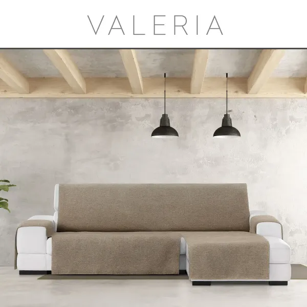 Sofa Cover Eysa VALERIA Beige 100 x 110 x 290 cm