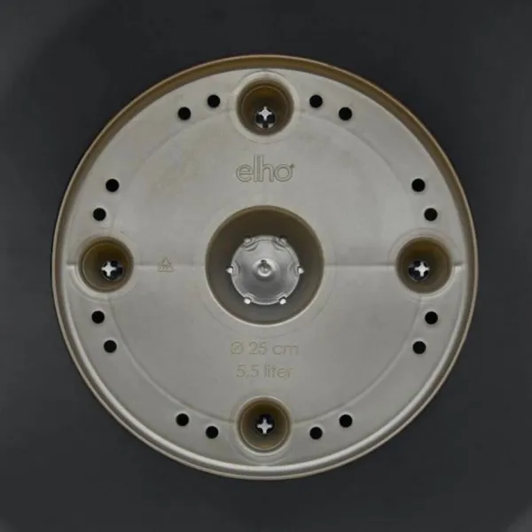 Set of pots Elho Grey Plastic Circular 2 Pieces