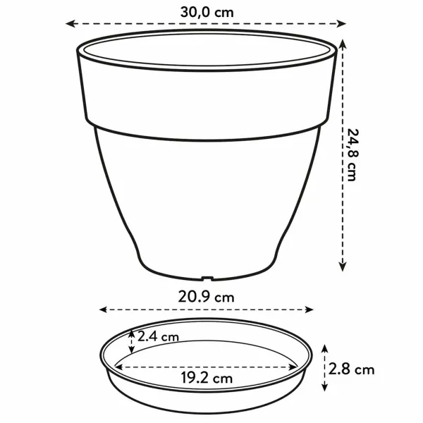 Pušķi Elho Plastmasa Apaļš