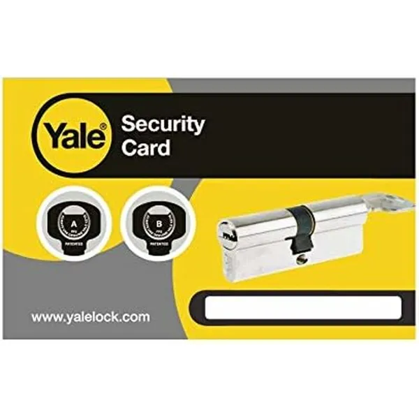 Lukko Yale Messinki Pyöreä