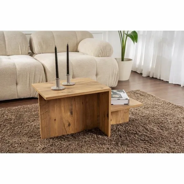 Centre Table Harmony Brown 80 x 40 x 40 cm