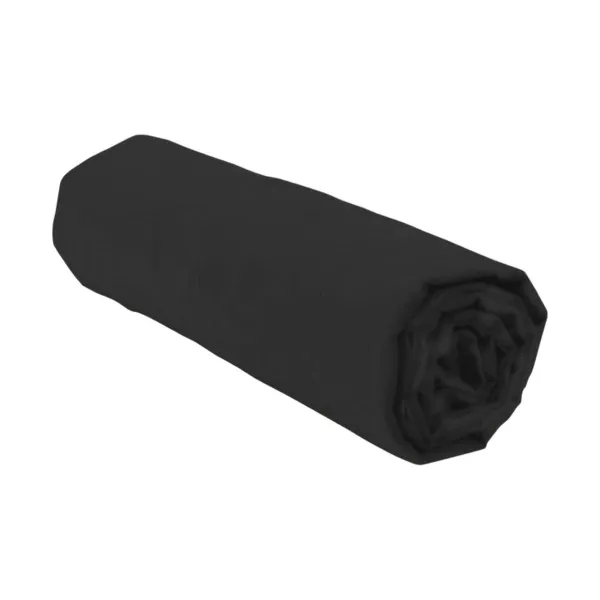 Fitted bottom sheet HOME LINGE PASSION HP72107 Black 140 x 190 cm Double 140 x 190 + 30 cm