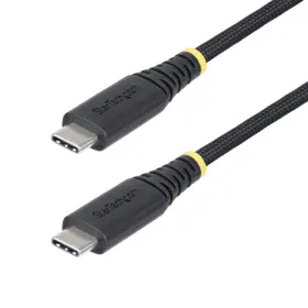 USB Kabelis Startech S2CEPR1M-USB-CABLE Melns 1 m