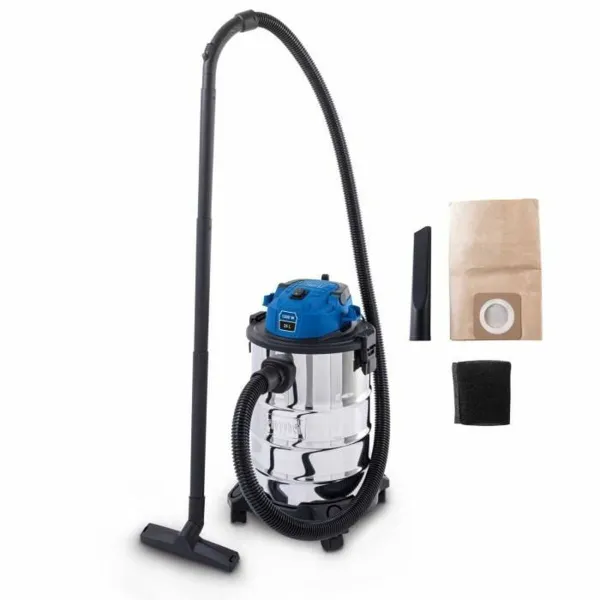 Mitrais un sausais putekļu sūcējs Scheppach 1200 W 20 kPa 25 L