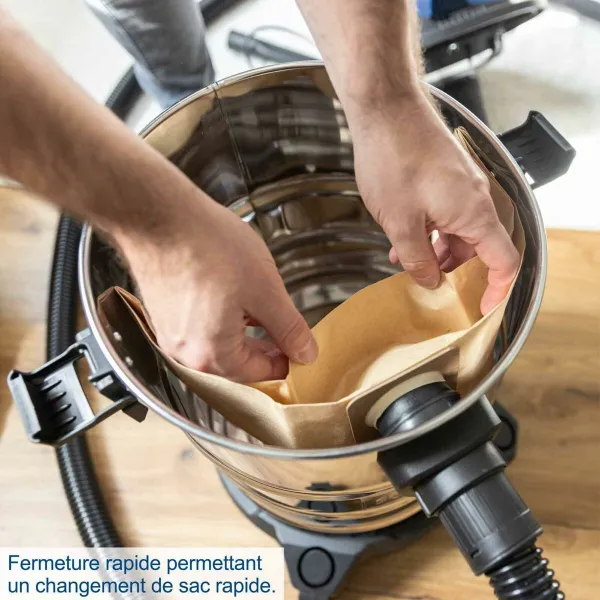 Wet and dry vacuum cleaner Scheppach 1200 W 20 kPa 25 L