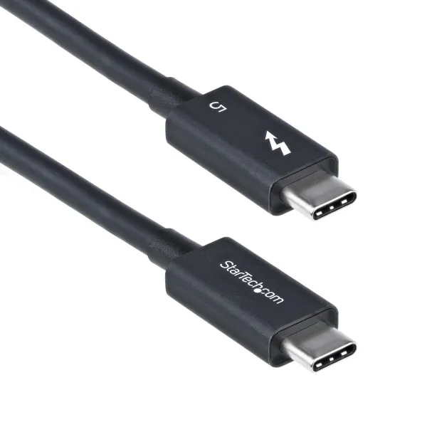 Power Cord Startech TBLT5MM50CM240W Black 50 cm