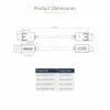 USB Kabelis Startech DP21-3M-DP40-CABLE Melns 3 m
