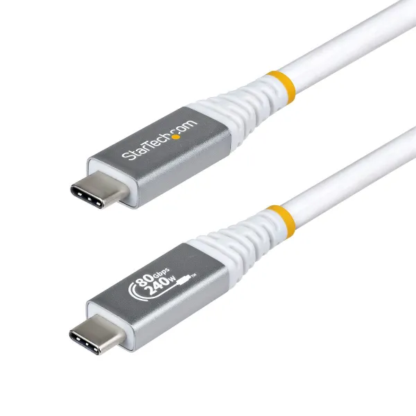 USB-кабель Startech CC1M80GUSB4CABLEW Белый 1 m