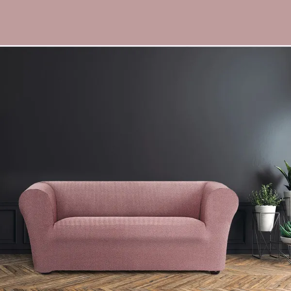 Sofa Cover Eysa JAZ Pink 110 x 100 x 180 cm