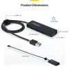 USB Hub Startech H5A4A-USB-HUB-2 Black