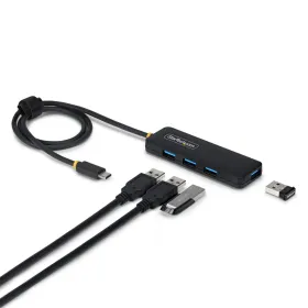 USB Hub Startech H5C4A-USB-HUB-2 Black