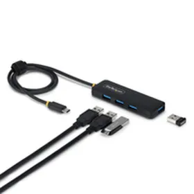 USB Hub Startech H5C4A-USB-HUB-2 Black