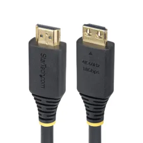 HDMI kabelis Startech HDMI2-CABLE-GRIP-3M Juoda 3 m