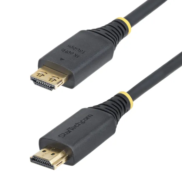 HDMI kabelis Startech HDMI2-CABLE-GRIP-3M Juoda 3 m