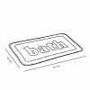 Libisemisvastane vannimatt TODAY UTILITY Roheline 40 x 60 cm