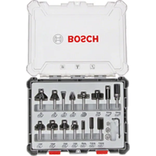 Ritinių rinkinys BOSCH 2607017471 Metalinis 15 Dalys