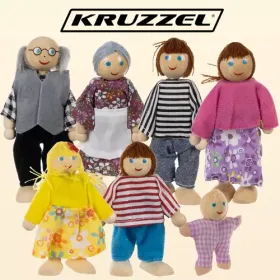 Miniatyyrinukkeja - 7 kpl Kruzzel 19764